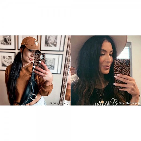 iPhone X/Xs Skal Square Case Leopard