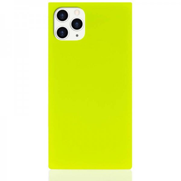 iPhone 11 Pro Skal Square Case Neon Gul