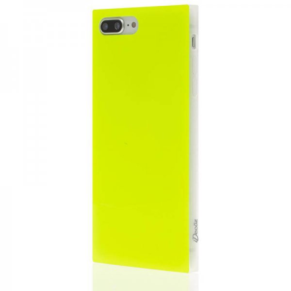 iPhone 7 Plus/iPhone 8 Plus Skal Square Case Neon Gul