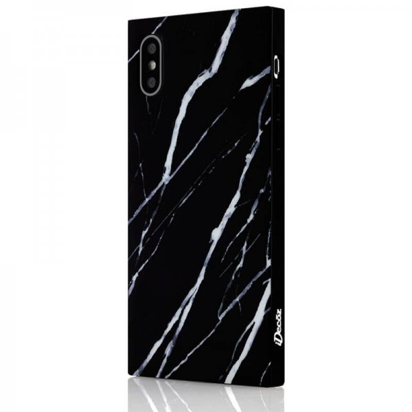 iPhone X/Xs Skal Square Case Marble Svart