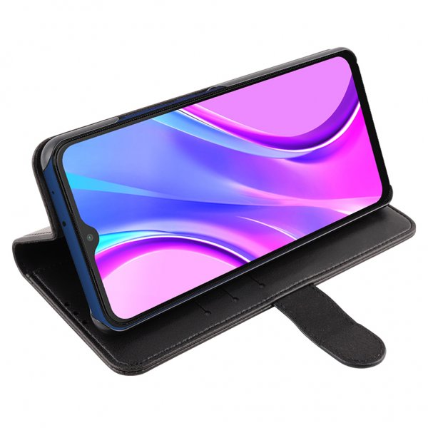 Xiaomi Redmi 9 Fodral PhoneWallet Svart