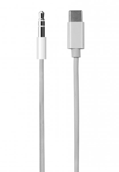 Kabel Audio Cable USB-C till 3.5mm 1m Vit