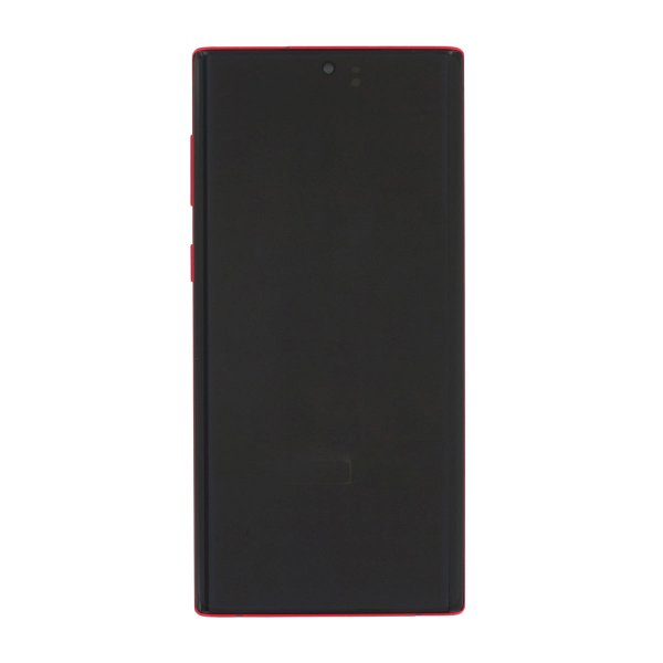 Samsung Galaxy Note 10 Skärm med LCD Display - Röd