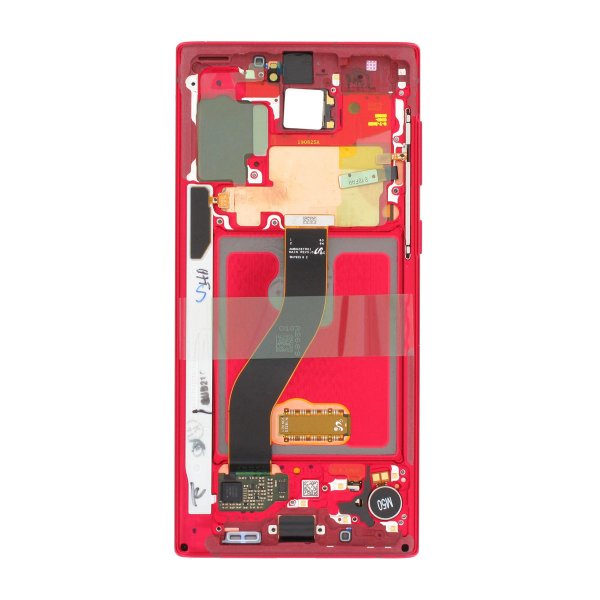 Samsung Galaxy Note 10 Skärm med LCD Display - Röd