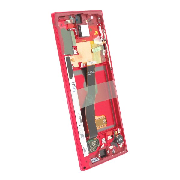 Samsung Galaxy Note 10 Skärm med LCD Display - Röd
