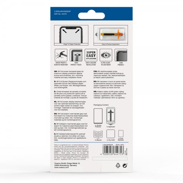 Samsung Galaxy S24 Plus/Galaxy S25 Plus Skärmskydd Full Screen