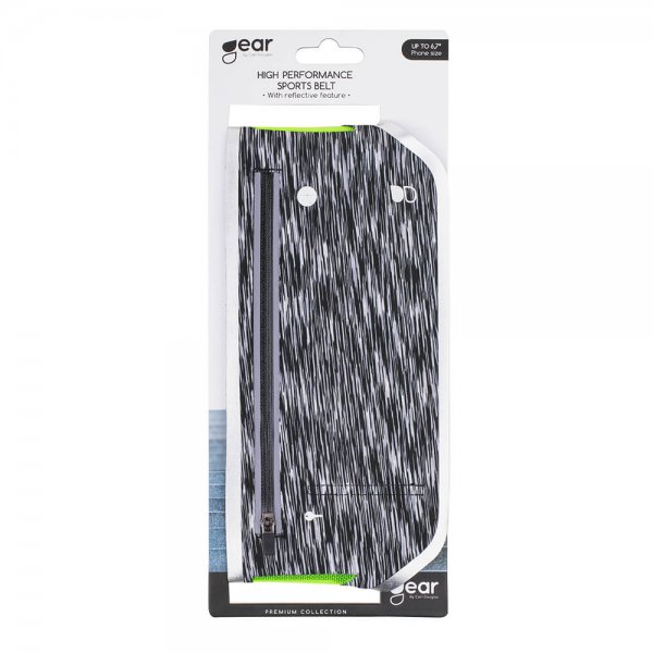 Sport Midjebälte Premium 6" Gråmelerad