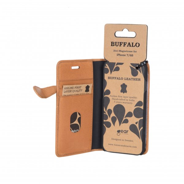 iPhone 6/6S Fodral 2in1 Magnet Case Cognac