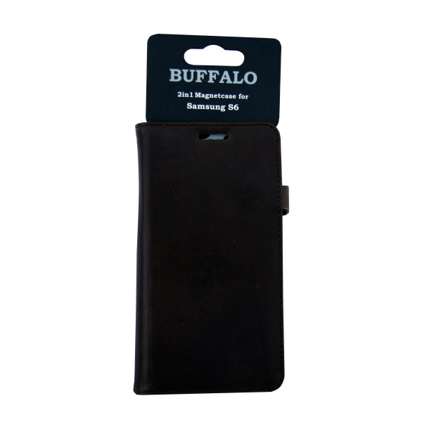 Samsung Galaxy S6 Fodral 2in1 Magnet Case Brun