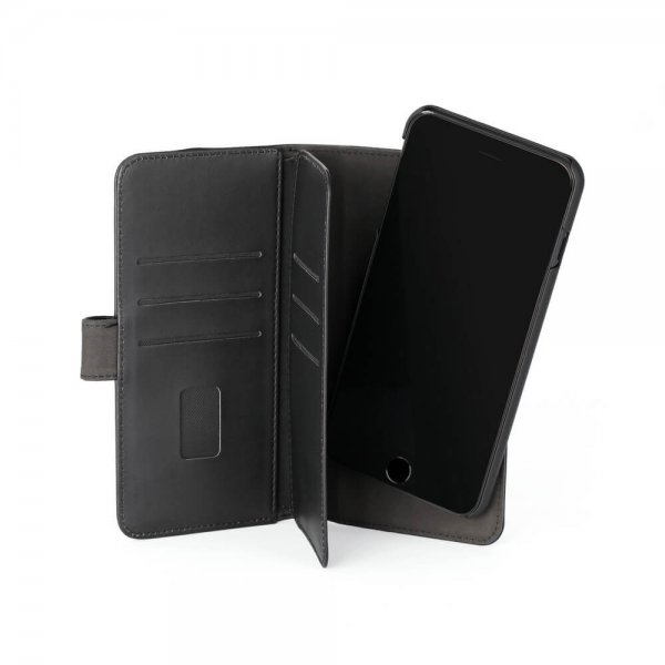 iPhone 6/6S Plus/iPhone 7 Plus/iPhone 8 Plus Fodral 7 Kortfack Löstagbart Skal Svart