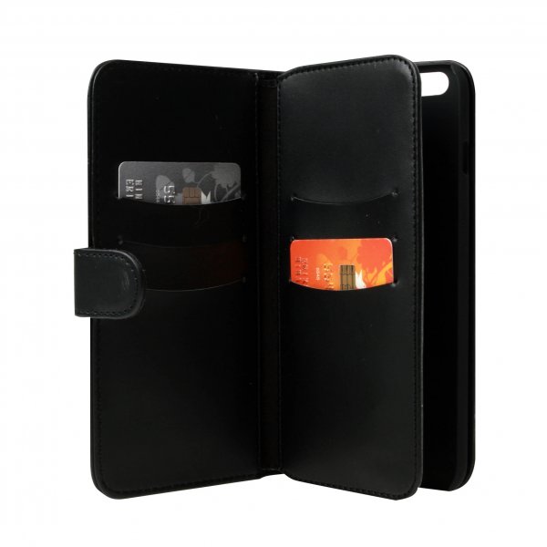 iPhone 6/6S Plus Fodral 7 Kortfack Svart