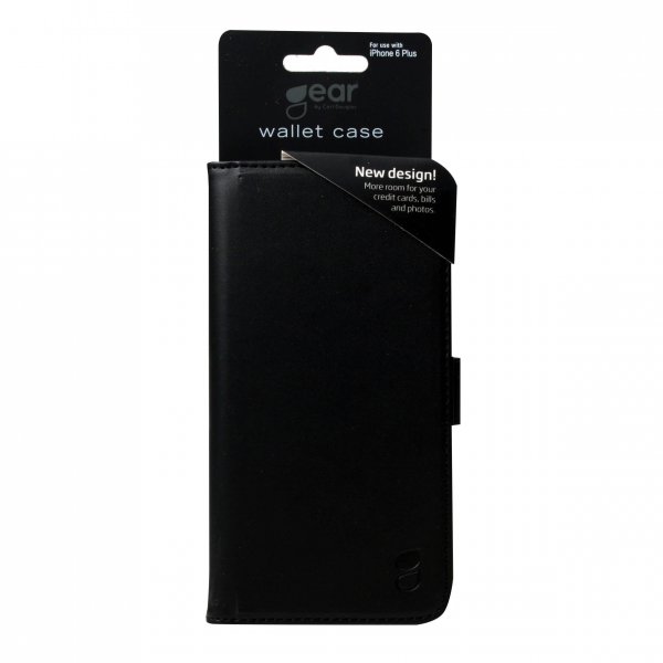iPhone 6/6S Plus Fodral 7 Kortfack Svart