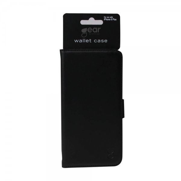 iPhone 6/6S Plus Fodral 2 Kortfack Svart