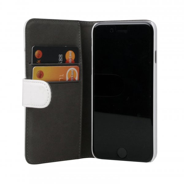 iPhone 6/6S Fodral 2 Kortfack Löstagbart Skal Vit