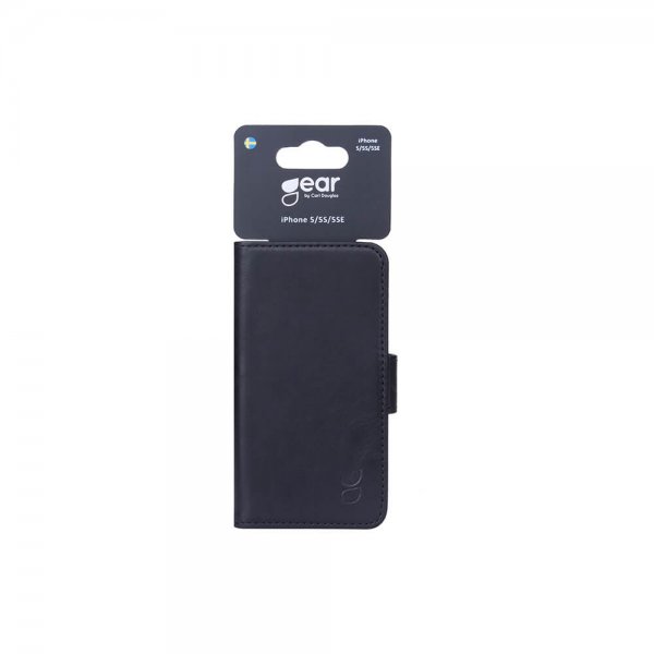 iPhone 5/5S/SE 2016 Fodral med två Kortfack Svart