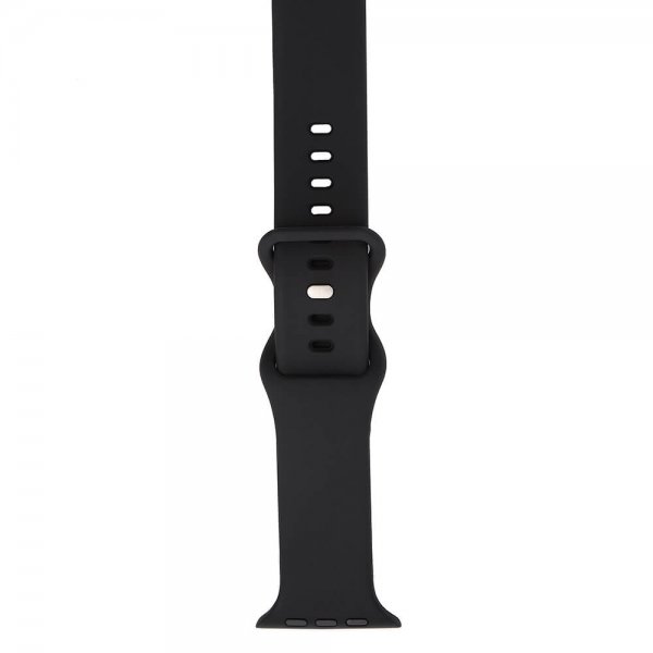 Apple Watch 44/45/46mm/Apple Watch Ultra Armband Silikon Svart