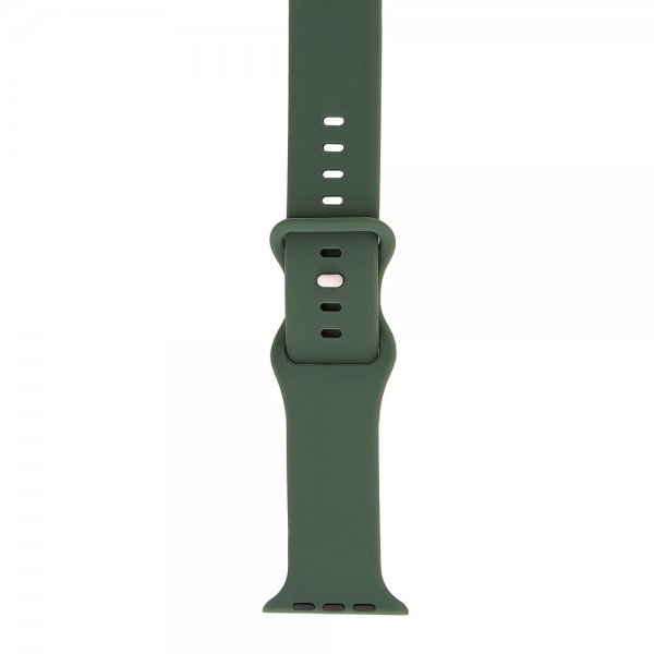 Apple Watch 44/45/46mm/Apple Watch Ultra Armband Silikon Olivgrön