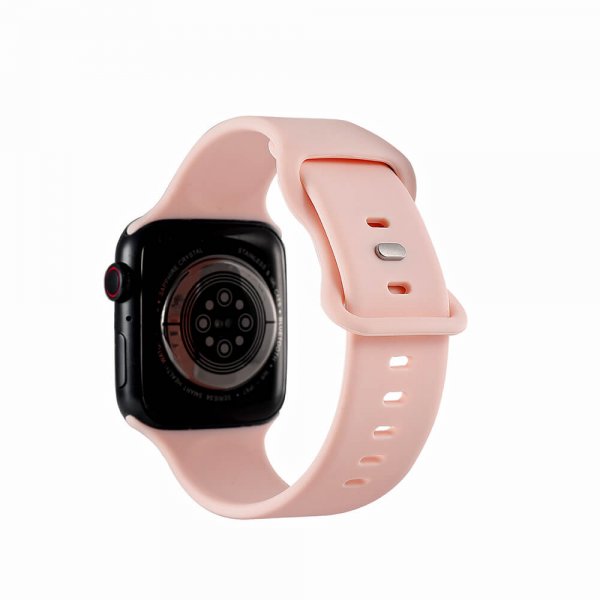 Apple Watch 44/45/46mm/Apple Watch Ultra Armband Silikon Rosa