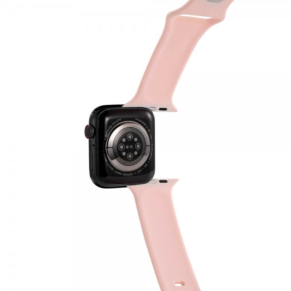 Apple Watch 44/45/46mm/Apple Watch Ultra Armband Silikon Rosa