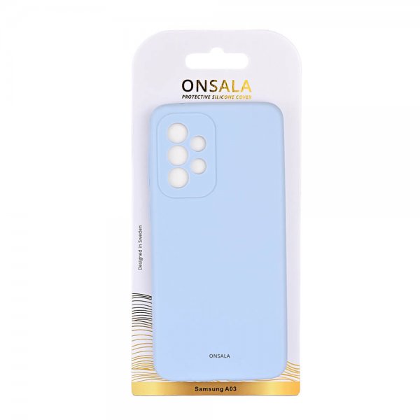 Samsung Galaxy A03 Skal Silikon Light Blue