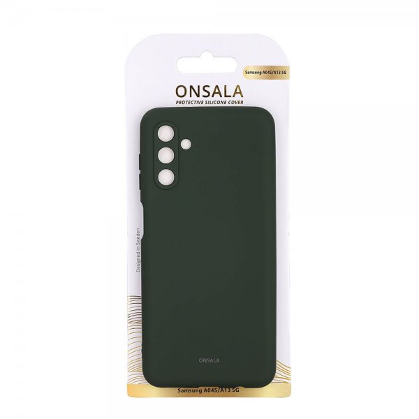Samsung Galaxy A13 5G/Galaxy A04s Skal Silikon Olive Green