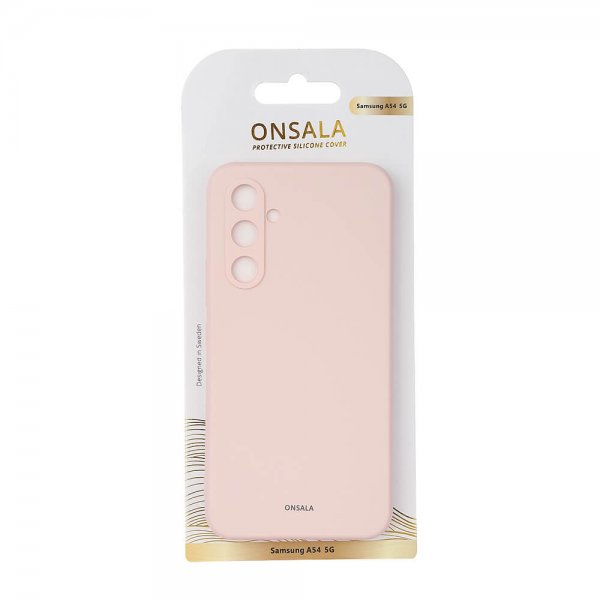 Samsung Galaxy A54 5G Skal Silikon Chalk Pink