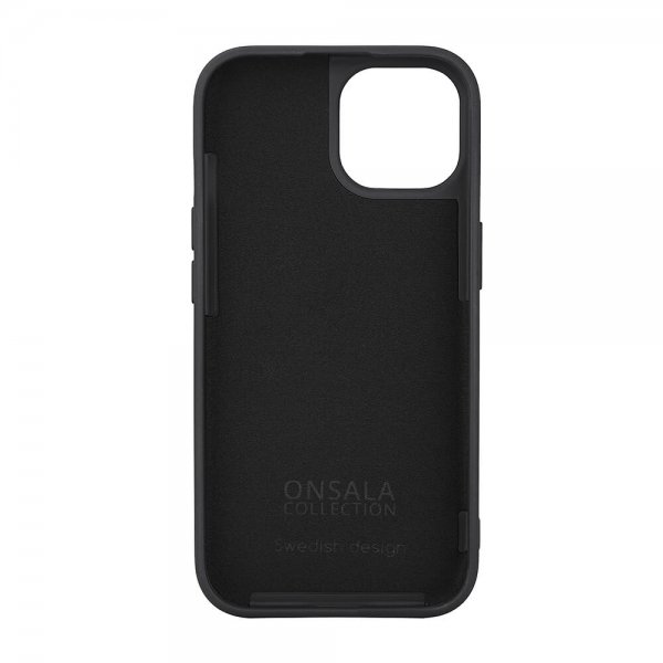 iPhone 15 Skal Silicone Touch MagSeries Svart
