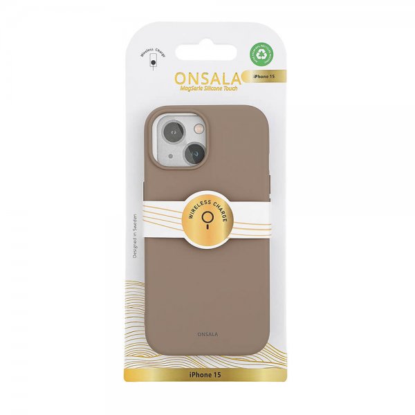 iPhone 15 Skal Silicone Touch MagSeries Summer Sand
