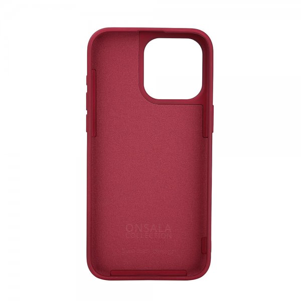 iPhone 15 Pro Max Skal Silicone Touch MagSeries Deep Red
