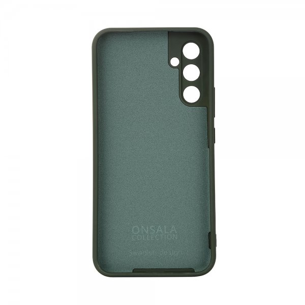 Samsung Galaxy A35 Skal Silikonkänsla Olive Green
