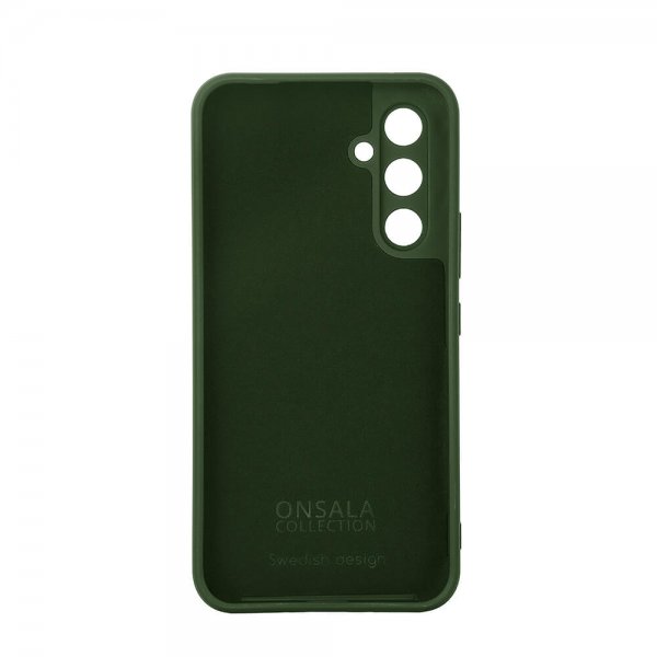 Samsung Galaxy A55 Skal Silikonkänsla Olive Green