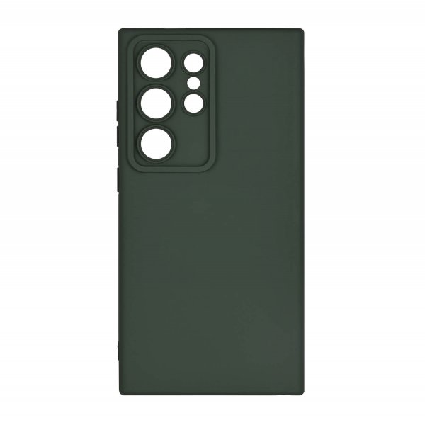 Samsung Galaxy S24 Ultra Skal Silikonkänsla Olive Green