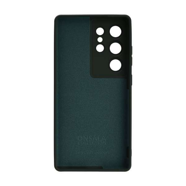 Samsung Galaxy S25 Ultra Skal Silikonkänsla Olivgrön
