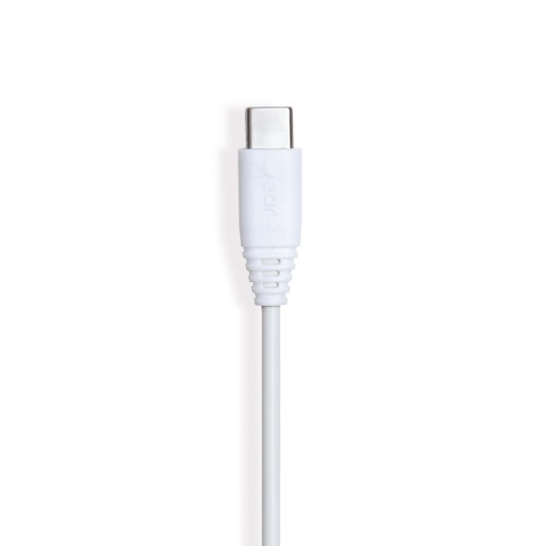 Laddkabel USB-A till USB-C 1m Vit