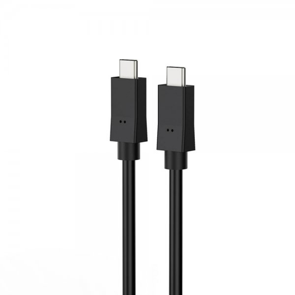 Kabel USB-C till USB-C 3.1 100W 1.5m Svart
