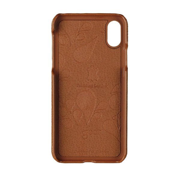 iPhone X/Xs Skal Äkta Läder Brun