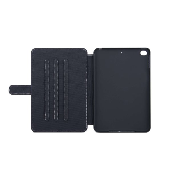 iPad Mini 2019 (gen 5) Fodral Äkta Läder Svart