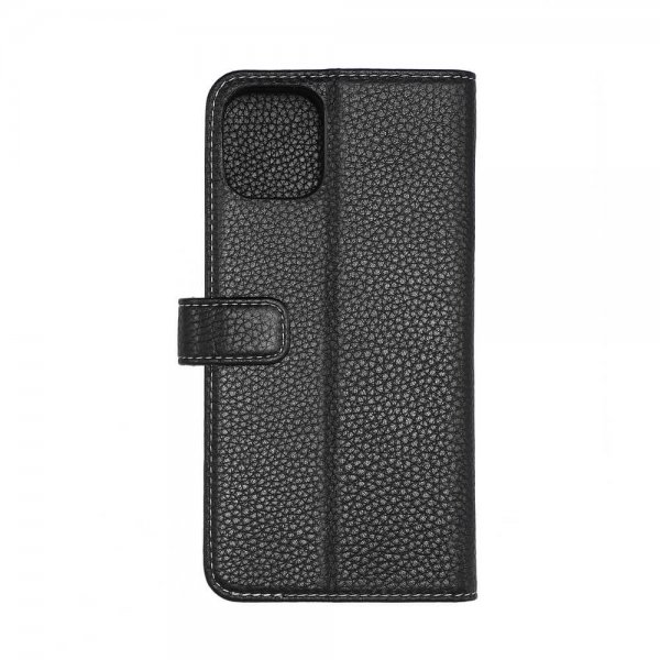 iPhone 11 Pro Max Fodral Äkta Läder Svart