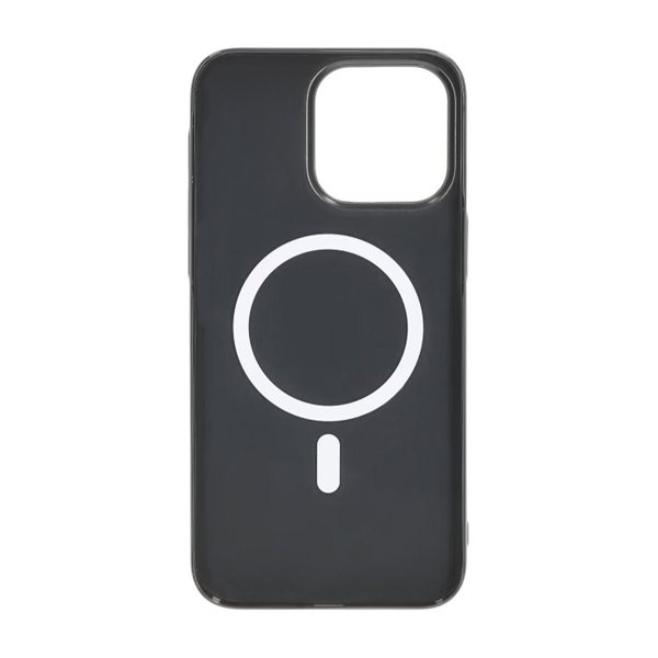 iPhone 15 Pro Max Skal TPU MagSafe Blank Svart