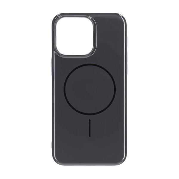 iPhone 15 Pro Max Skal TPU MagSafe Blank Svart