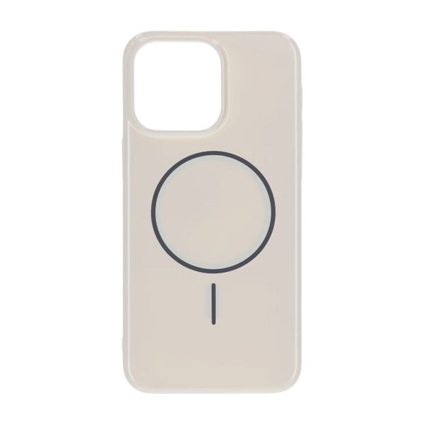 iPhone 15 Pro Max Skal TPU MagSafe Blank Vit