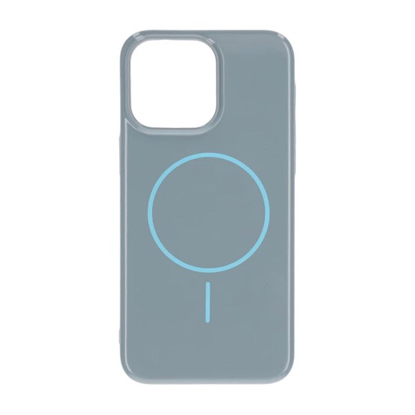 iPhone 15 Pro Max Skal TPU MagSafe Blank Blå