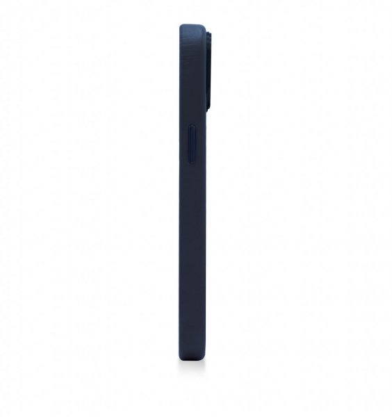 iPhone 14 Plus Skal Leather Backcover Navy
