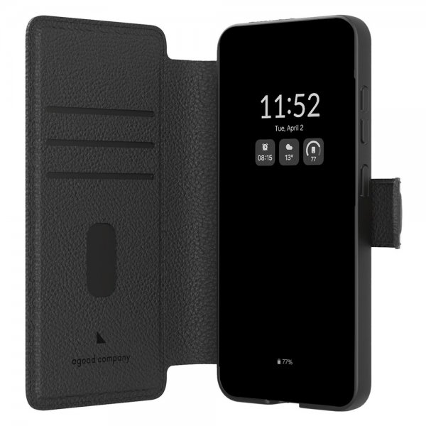 Samsung Galaxy A36 Fodral Cirkulärt Plånboksfodral Svart