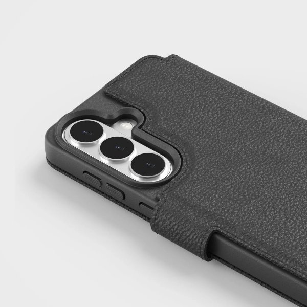 Samsung Galaxy S26 Fodral Cirkulärt Plånboksfodral Svart