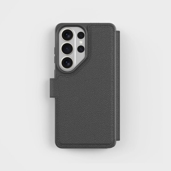 Samsung Galaxy S26 Ultra Fodral Cirkulärt Plånboksfodral Svart