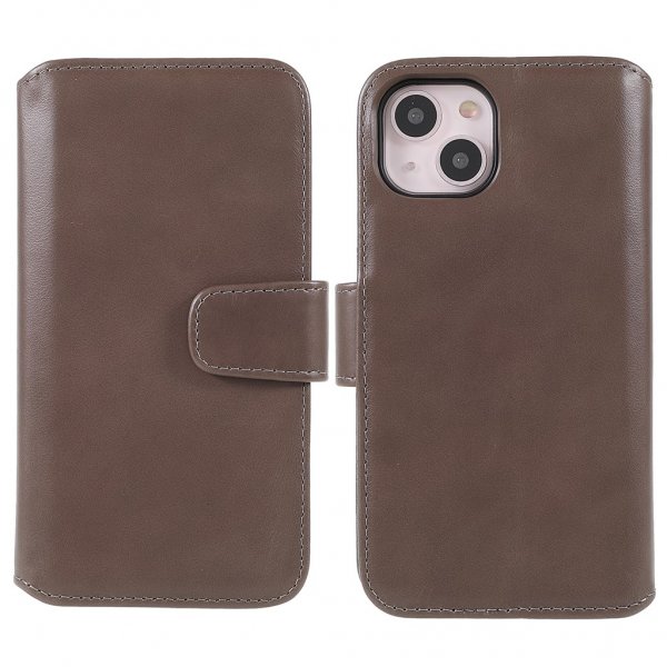 iPhone 13 Fodral Essential Leather Moose Brown