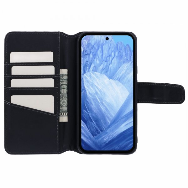 Google Pixel 8a Fodral MagLeather Raven Black