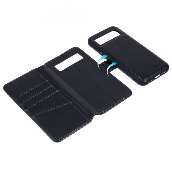 Google Pixel 8a Fodral MagLeather Raven Black