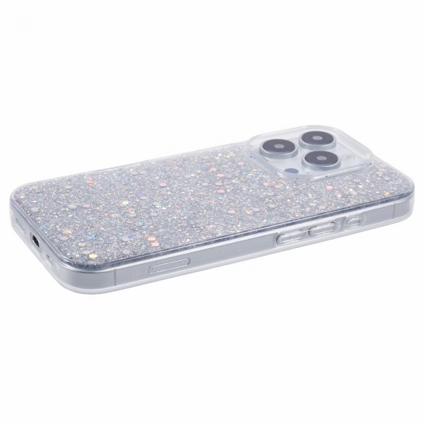 iPhone 16 Pro Max Skal Sparkle Series Stardust Silver